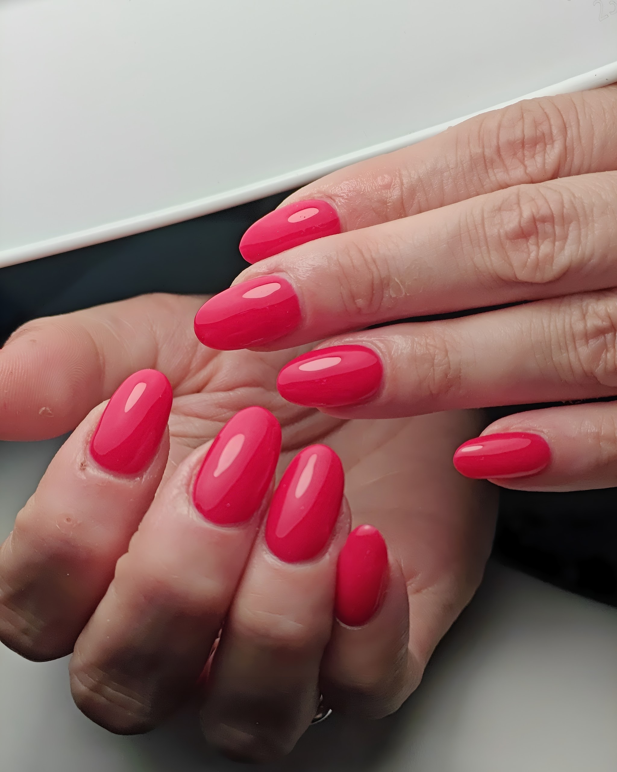 Felroze amandelnagels